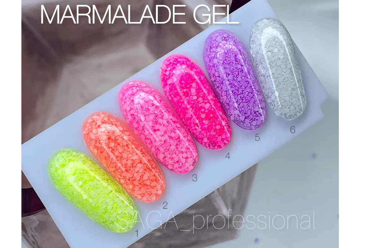 Saga Professional Гель лак Marmalade №04 9 мл