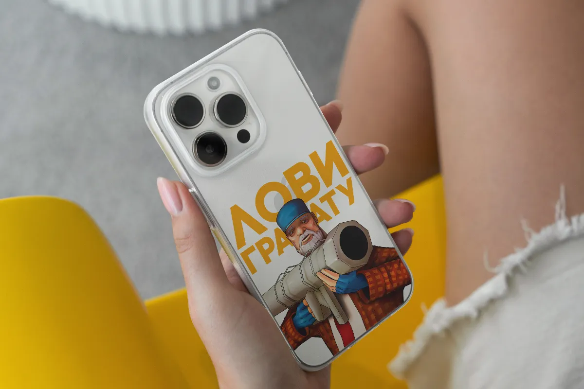 Чохол на iPhone "RPG" (Прозорий силіконовий з принтом)