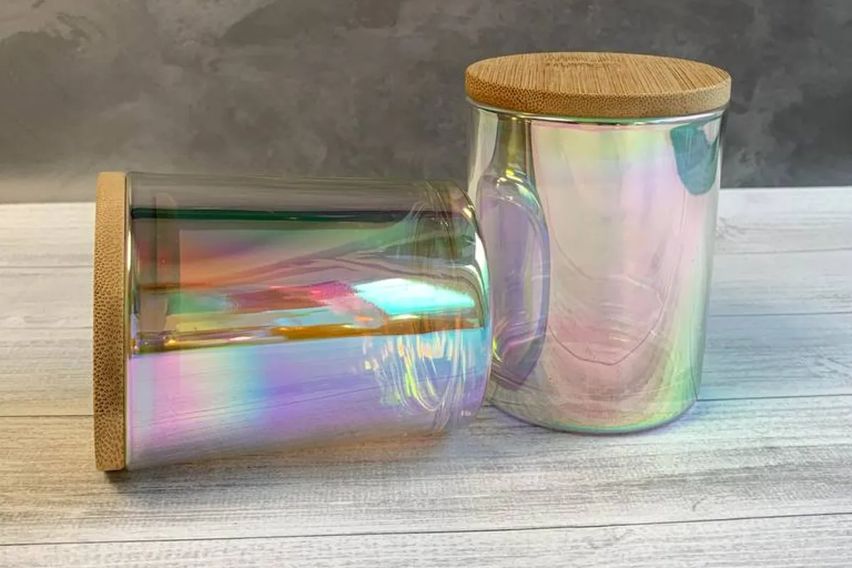 стакан для свічок веселка