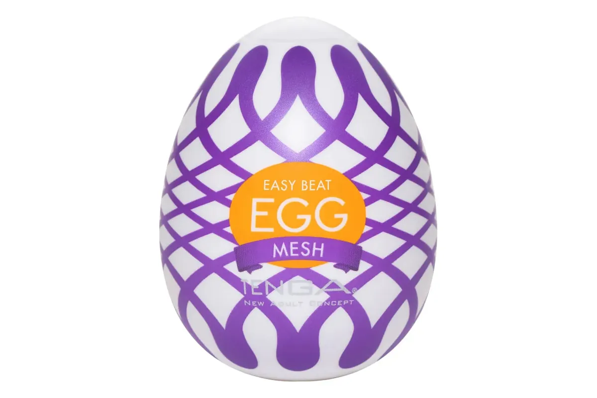 Мастурбатор-яйце Tenga Egg Mesh із сітчастим рельєфом