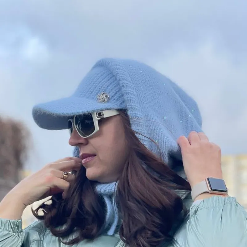 MK #комплект_ТРИО - Капор+Шапка+Кепка RUS